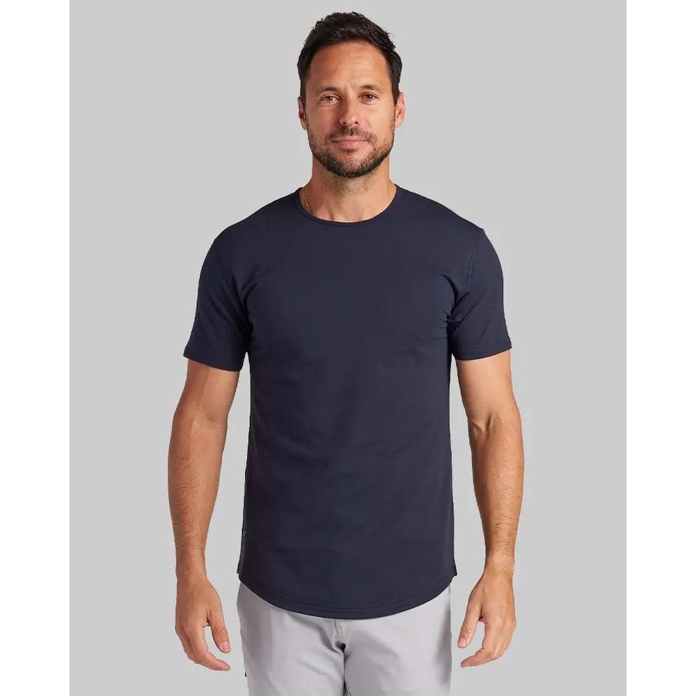 BYLT Drop-Cut Lux T-Shirt Navy Small